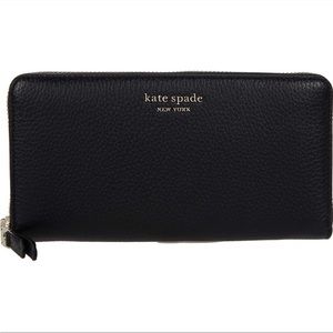 KATE SPADE
Women's Black Spencer Leather Continental Wallet